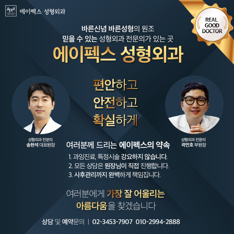 2020년을 밝히는 외모 자신감! ☆에이펙스성형외과 ☆ 역삼역 성형외과