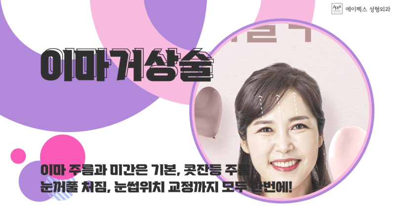 주름성형, 동안성형 "에이펙스의 전문의와 함께하는 리프팅성형"