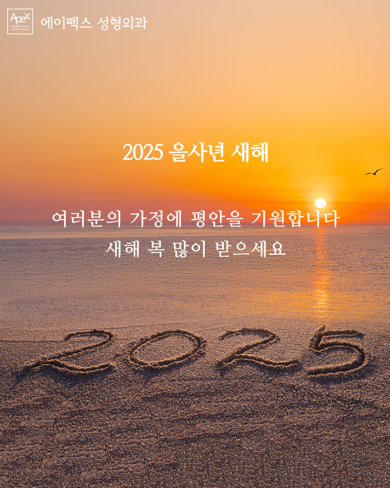 에이펙스성형외과에서 시작하는 ♥미모대통♥인 한 해!