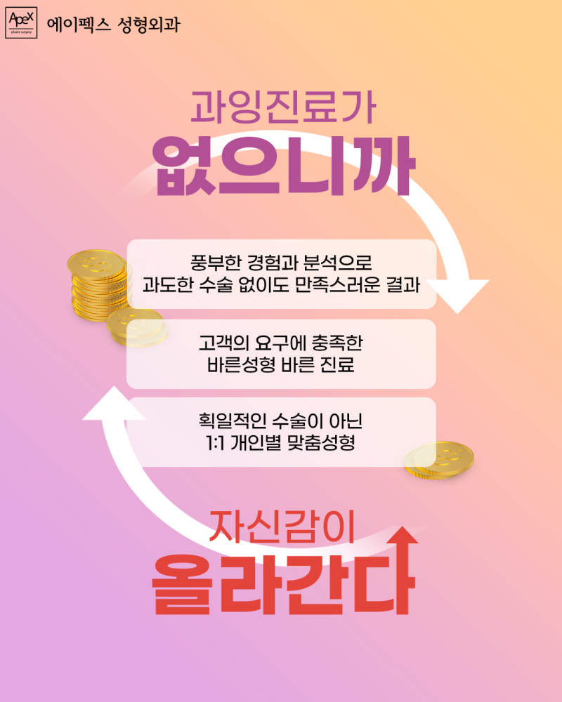 에이펙스성형외과, 성형도 디톡스가 필요해! 과잉진료 없는 성형진단