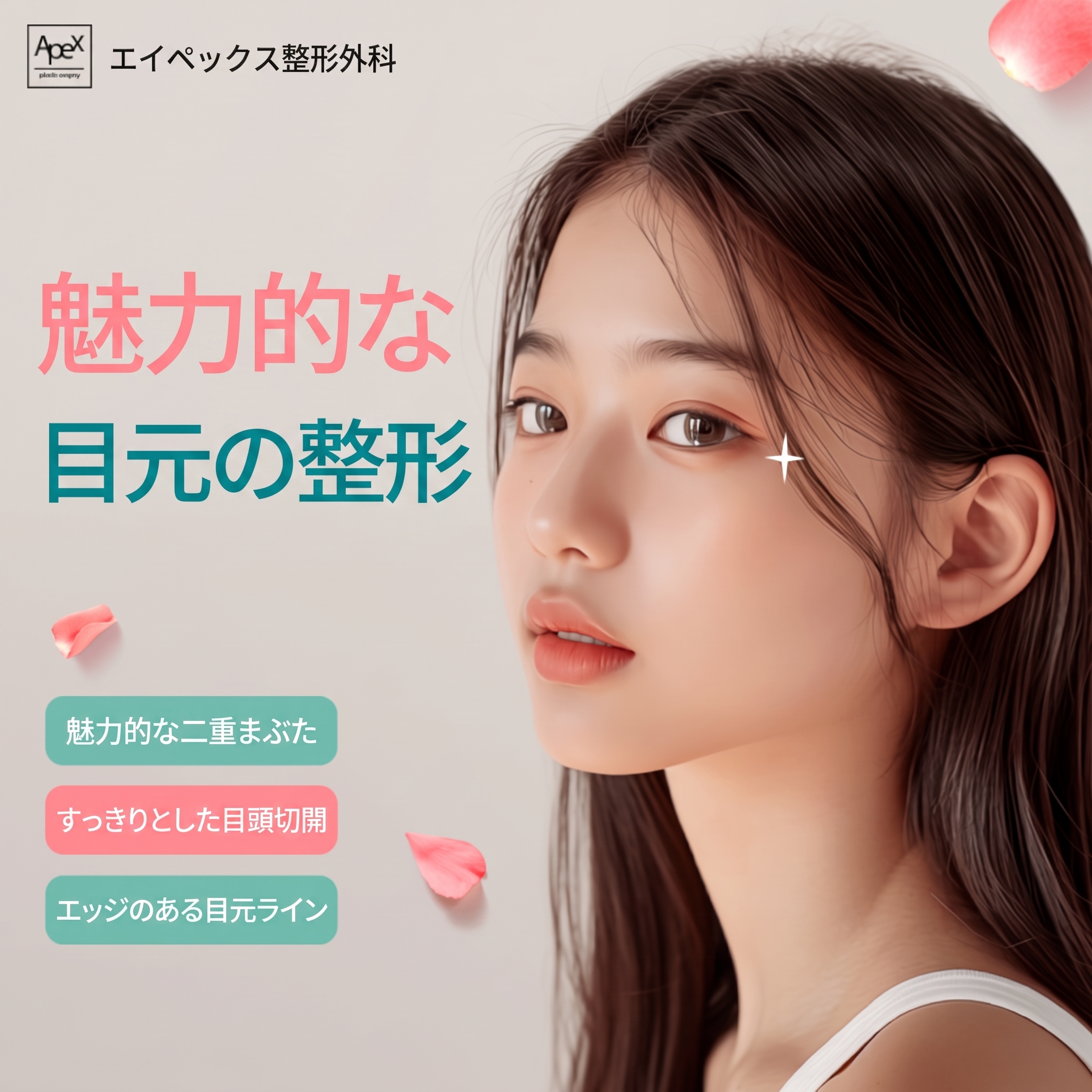 すっきりとした目元を叶える目頭・目尻・切開形成「エイペックス美容外科」 사진 4